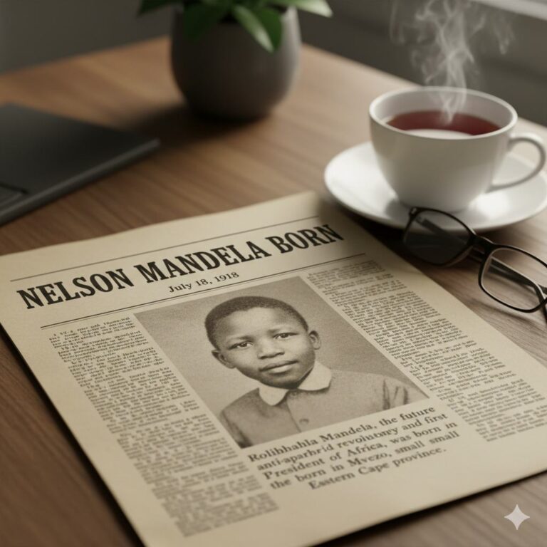 nelson mandela born
